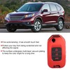Carbon Fiber Style Folding Car Key Fob Cover Protective Case