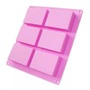 Mercader Digital Molde Silicón 6 Rectángulos / Jabón / Repostería