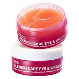 ISOI Blemish Care Under Eye Patch for Dark Circles, Puffiness and Wrinkles, Hydrating Gel Eye Masks with Hyaluronic Acid & Bulgarian Rose Oil, Korean Skin Care (90 pcs, 3.17 oz)