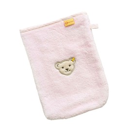 Steiff Unisex Baby with Teddy Bear Motif Face Cloth, Ballerina, One Size EU, Ballerina