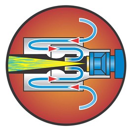 MAGMA Products, Replacement Turbo Venturi Tube, Marine Kettle Gas Grills, 10-160