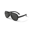 REKS Polarized Aviator Sunglasses - Unbreakable frame (Smoke)