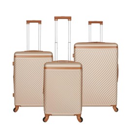 Viggio 8-Piece Packing Cube Brown Luggage Set