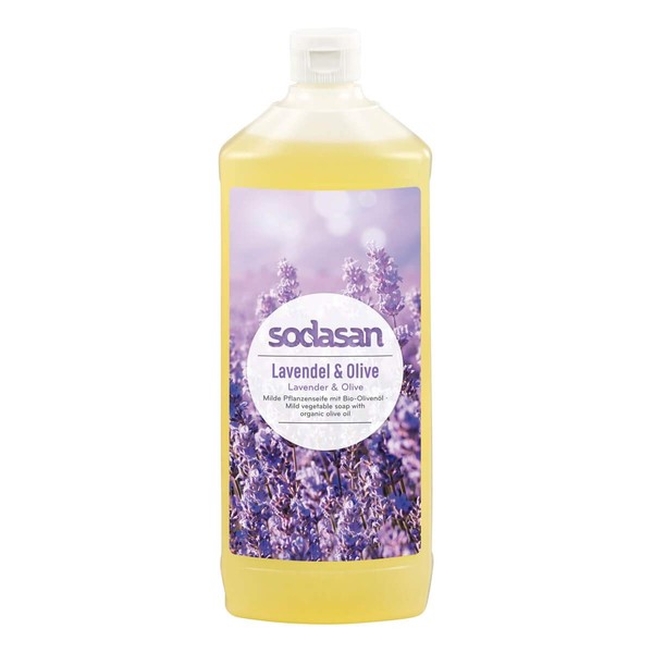 Sodasan Lavender & Olive Liquid Soap (2 x 1 Litre)