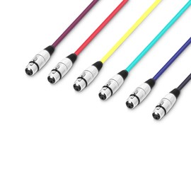 Adam Hall Cables 3 Star MMF 0050 SET - Microphone Cable Set Adam Hall® XLR Female x XLR Male 0.5 m