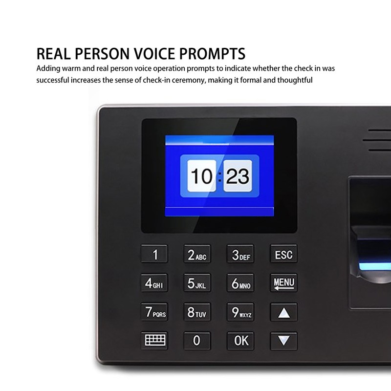 Time Clock Fingerprint Attendance Machine Intelligent Biometric Fingerprint Time Attendance