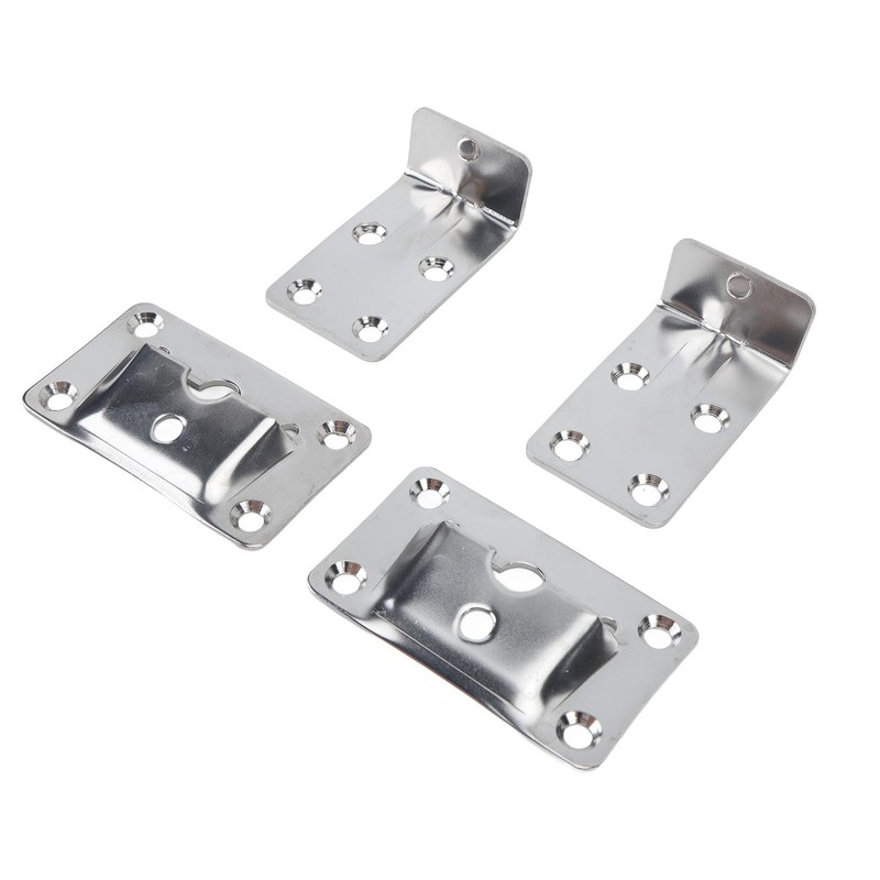 Stainless Steel Removable Table Bracket Set, 2 Wall Brackets and