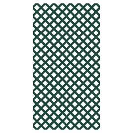 4 ft. x 8 ft. Woodland Green Garden Vinyl Lattice