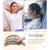 6 Pack Flat Hair Clips for Women Lay Down Claw