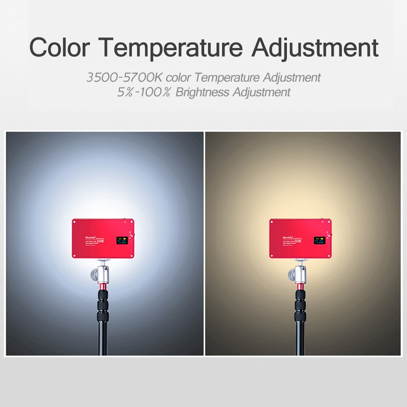 Manbily 8W Fill Light Selfie Camera Lamp with Magnetic Adsorption