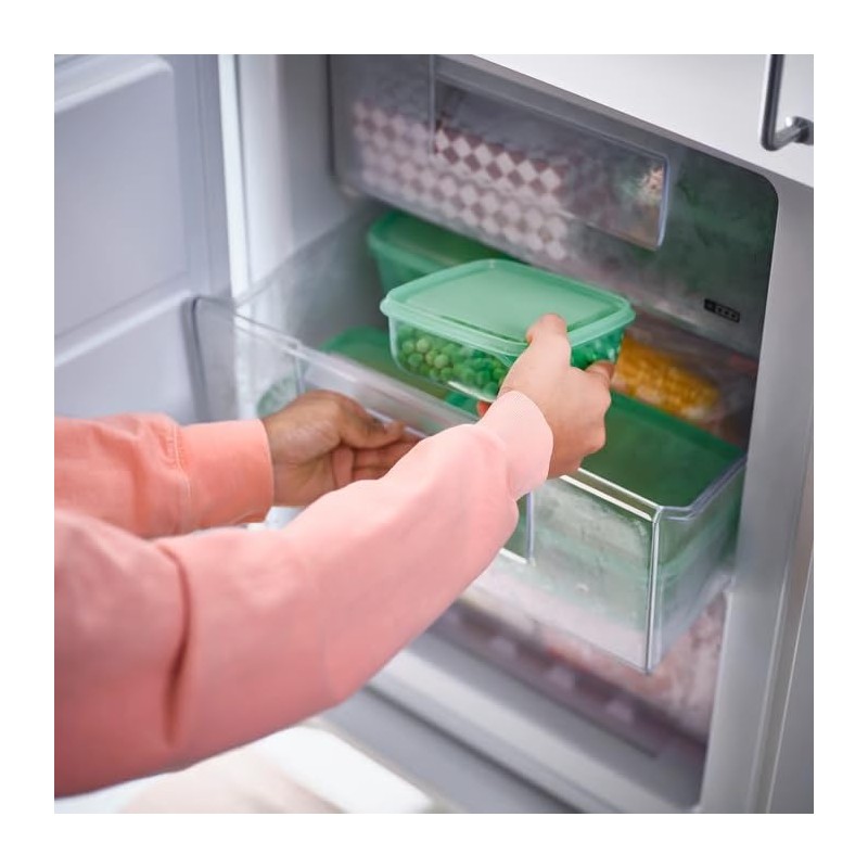 IKEA PRUTA Standard Durable Plastic Storage Food Containers of 17