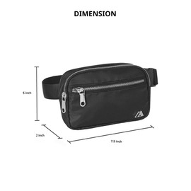 Everest Premium Waist Pack-Standard, White, One Size