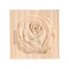 Carved Wooden Cookie Stamp Mould Rose Flower Cookie Cutter Cookie