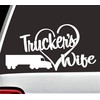 Trucker's Wife Car Decal Sticker BG 779