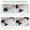 4 Pairs Keku AS Push Fittings, Keku Push in Plinth