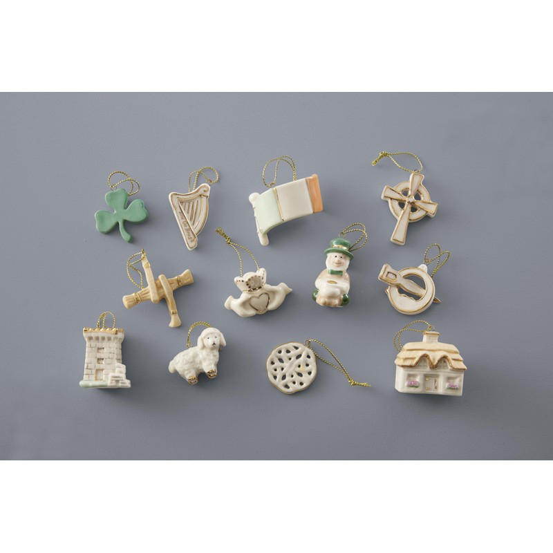 Lenox 819668 Luck of the Irish 12-Piece Ornament Set, St.