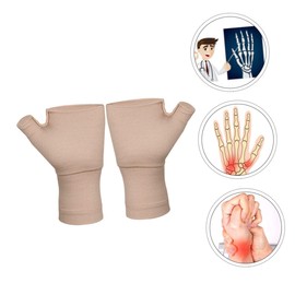 Healeved 1 Pair Gloves Mittens Wrist Rest Thumb Support Hand Warmers Fingerless Brace for Thumb Wrist Compression Glove Hand Brace Compression Hand Sleeve Wrist Support Sleeves