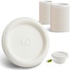 Green Earth, 4 oz Bagasse Compostable Cups, Biodegradable Sugarcane Fiber