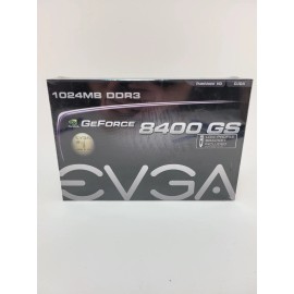 EVGA Nvidia GeForce 8400GS, 1024MB DDR3, PCI-E 2.0 Graphics Card-NEW SEALED BOX