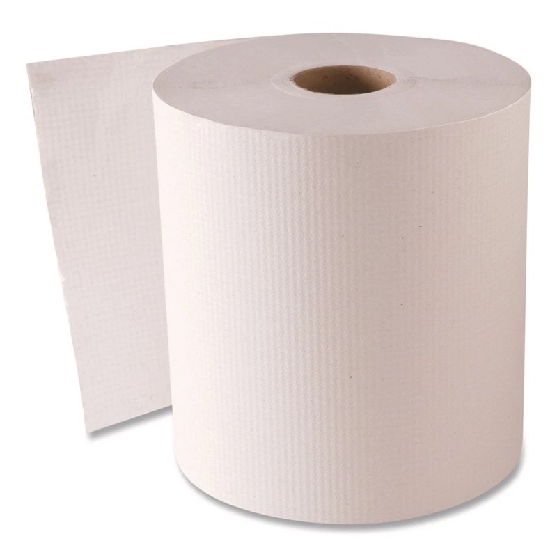 GEN GEN1820 1-Ply 8" x 800' Hardwound Roll Towels -