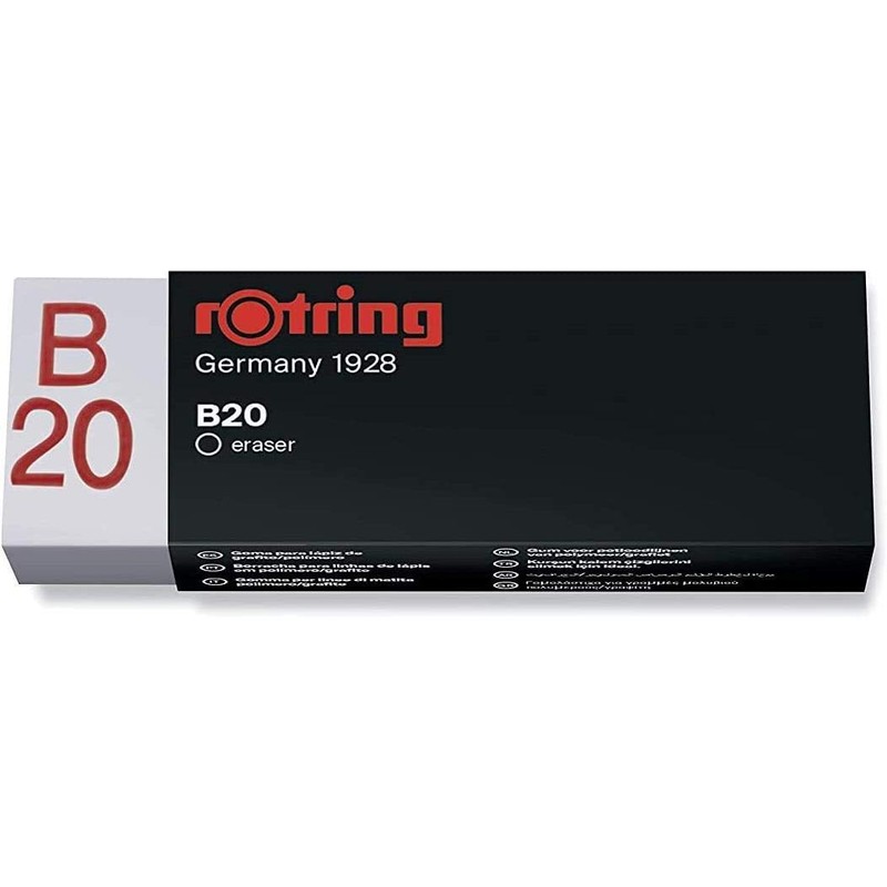 Pack of 3 Rotring Erasers Rapid Eraser B20
