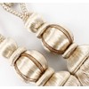 YunNasi 1 Pair Curtain Tie backs Rope Handmade Tassel Curtain