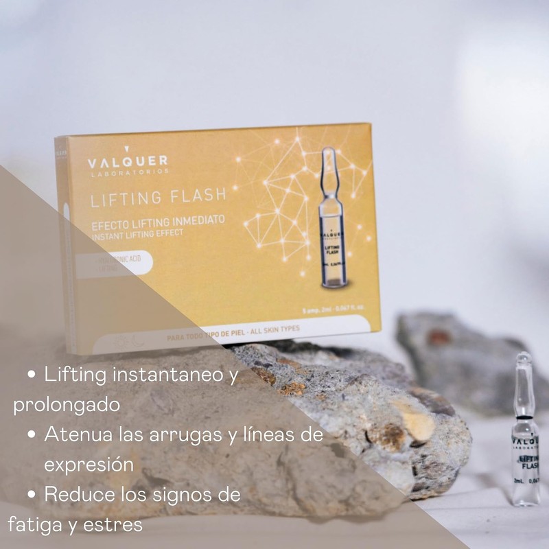 Valquer Pack Facial Lifting Flash, Peeling y Vitamina C 3