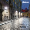 intelamp Solar Flood Lights Outdoor Waterproof, Linkable 12000mAh 3000LM Motion