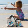 Pack of 10 Mesh Bag Beach Mesh Bag with Drawstring
