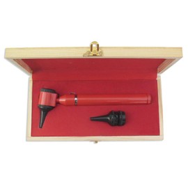 OdontoMed2011® LED Mini Otoscope Set with Carrying Box Color (Red)