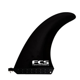 FCS Connect GF Screw & Plate Longboard Fin – Budget-Friendly Glass-Flex Single Fin for Longboards & 2+1 Setups – Easy Screw/Plate Installation (8")