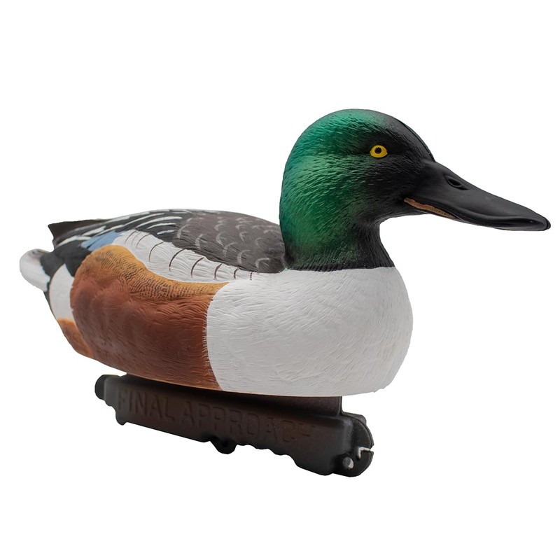 Final Approach Live Floating Northern Shovelers, Decoy 6 Pack in