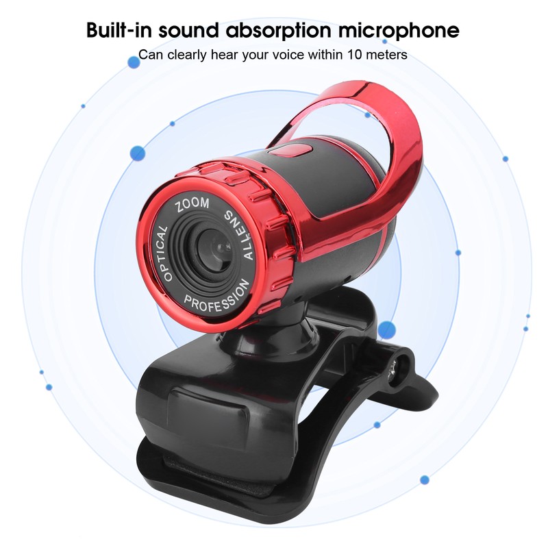 HXSJ LG68 Webcam BuiltIn SoundAbsorbing Microphone USB Camera for Teaching