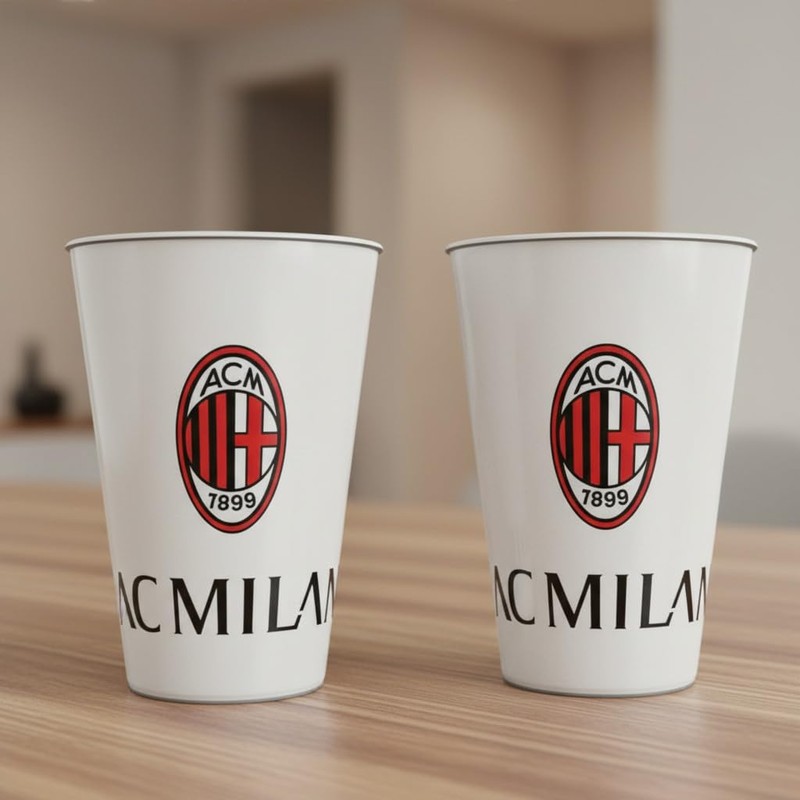 ILS I LOVE SHOPPING Set 2 Bicchieri in plastica 260ml