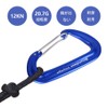 iBasingo BV1026 12KN Outdoor Carabiner, Multi-functional Climbing Ring, Aluminum Alloy