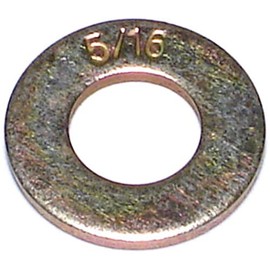 Hard-to-Find Fastener 014973321062 Grade 8 SAE Flat Washers, 5/16, Piece-50