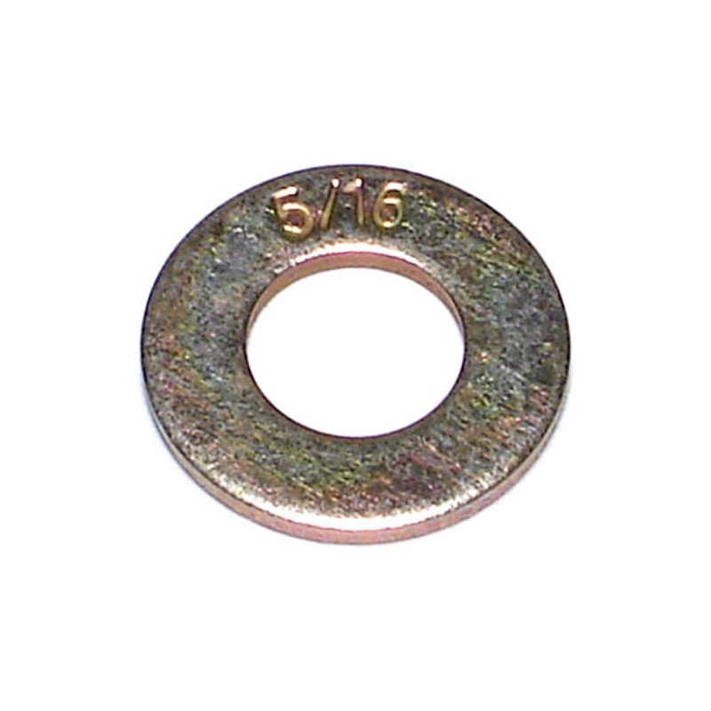 Hard-to-Find Fastener 014973321062 Grade 8 SAE Flat Washers, 5/16, Piece-50