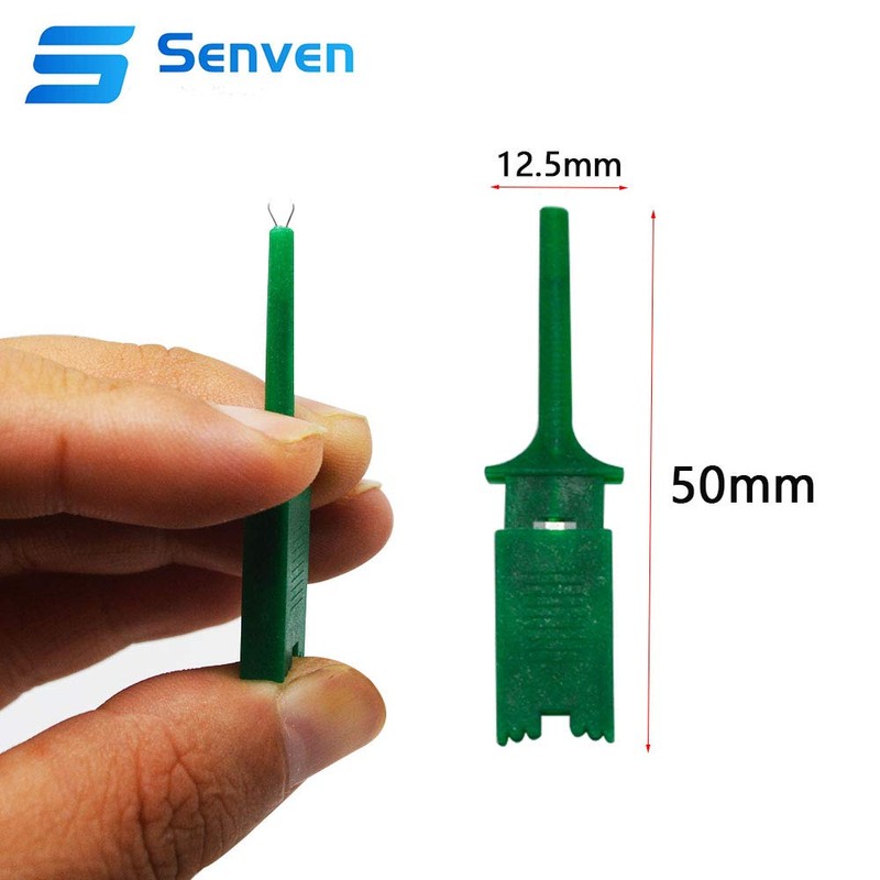 Senven Multimeter Probe Set, 15pcs Copper Wire Lead Test Hook