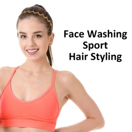 Didder 3PCS Plastic Zig Zag Headbands for Women Trendy Zigzag Wavy Headband with Teeth, Squiggly Spike Headband, Spiky Claw Headbands for Women