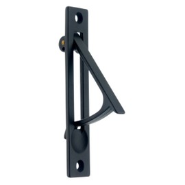 idh by St. Simons 14020-019 Professional Grade Quality Solid Brass 4" Edge Pull, Matte Black