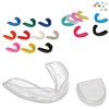 Professional Single Mouthguard Protection Unisex Bite Moldable Non-Toxic with Case