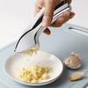 Premium Garlic Press, Heavy Duty Stainless Steel Garlic Crusher and