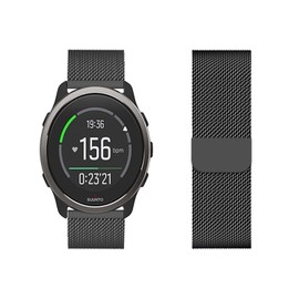 Armband Kompatibel mit Suunto 3 Fitness Armbänder Metall Edelstahl Gewebte Magnetische für Damen Herren Schnellverschluss Ersatzarmband für Suunto 3 Fitness Uhrenarmband (8)