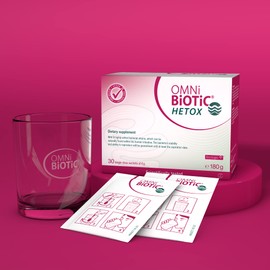 OMNi BiOTiC HETOX | 30 sachets (180g) | 9 Bacterial strains | 15 Billion Bacteria per Daily dose | Powder | Vegan | Glutenfree | Lactose-Free | for Daily use