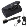 3Pcs Towel and Club Cleaning Brush Kit Divot Repair Tool