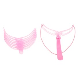 NOLITOY 6 Sets Eyebrow Aid Travel Eyebrow Tool Eyebrows Stencils Eyebrow Grooming Kit Eye Brow Pencils for Women Eyebrow Shaping Stencil Four Generations Plastic Portable Supplies