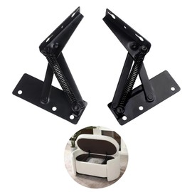 MINMHDONGX-(2pc) 80 Degree Foldable Lift Bracket Widely Used for Sofa Hinge Lift Furniture Storage Support Hinge (Black)