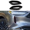 crosselec Carbon Fiber Front Bumper Air Vent Cover Trim Accessories
