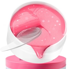 Under Eye Patches for Dark Circles: Under Eye Masks for Puffiness - Eye Gel Pads Retinol Collagen Hyaluronic Acid Moisturizing & Reducing Wrinkles, 30 Pairs (Pink)