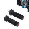 2PCS 3 Hole Nozzles Hardened Steel Nozzle Fit 1.75mm Filament